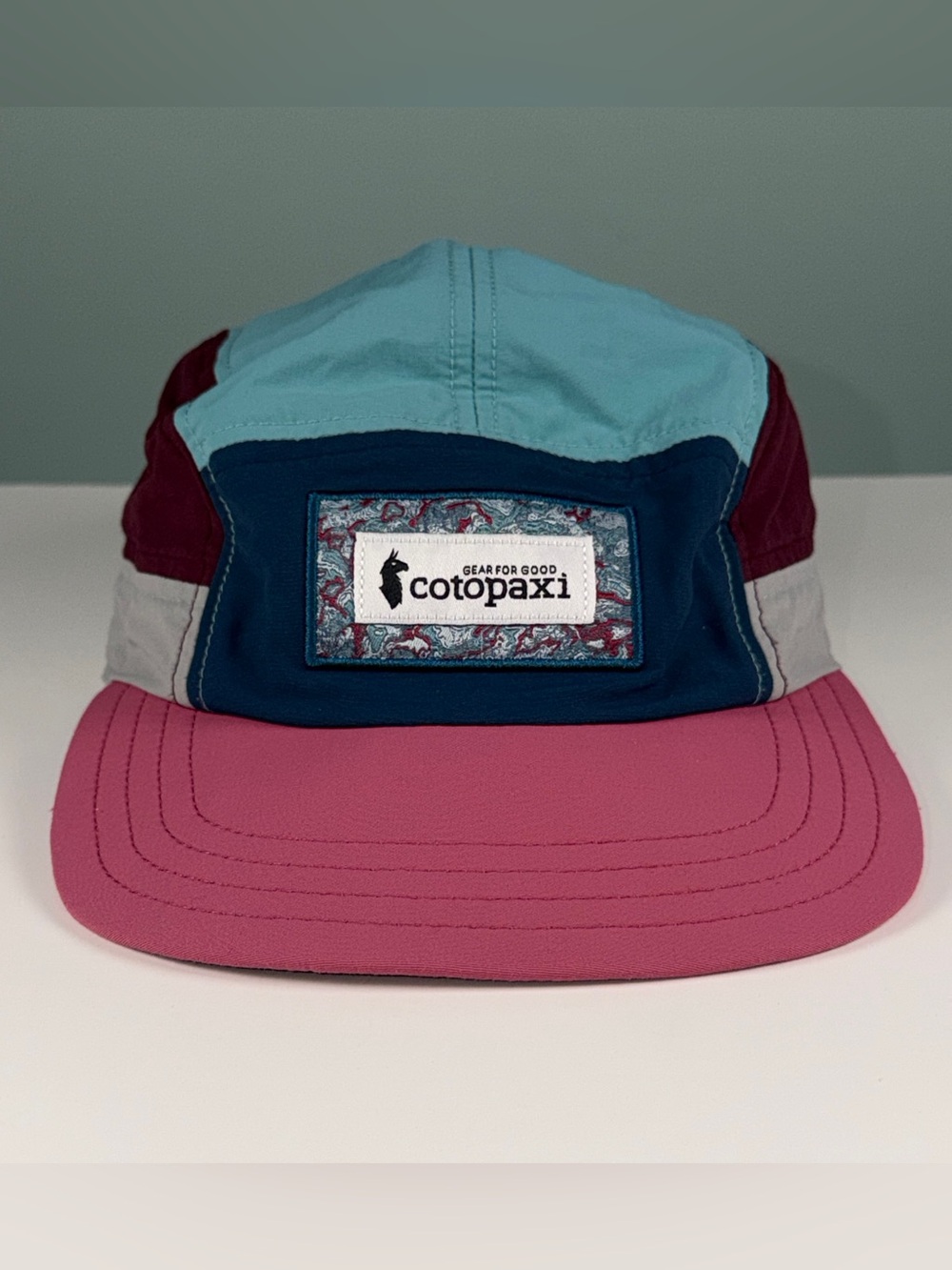 Cotopaxi Altitude Tech 5 Panel Hat Abyss/Sangria NWT